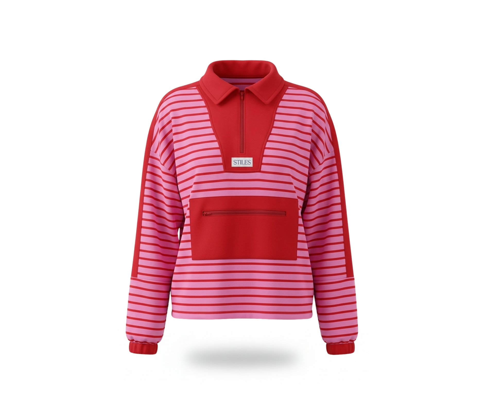Juls Jumper in Pink & Red Stripe