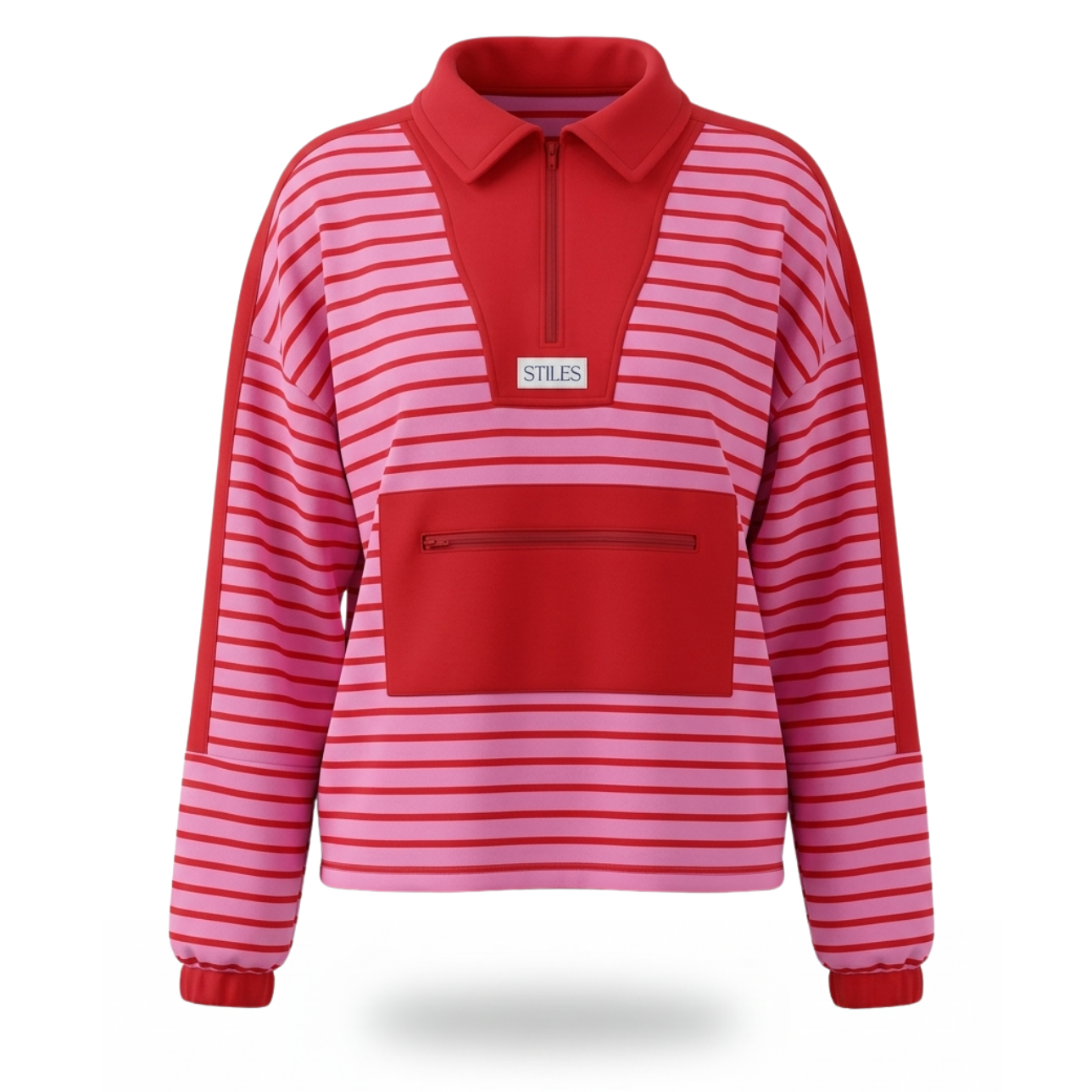 Juls Jumper in Pink & Red Stripe