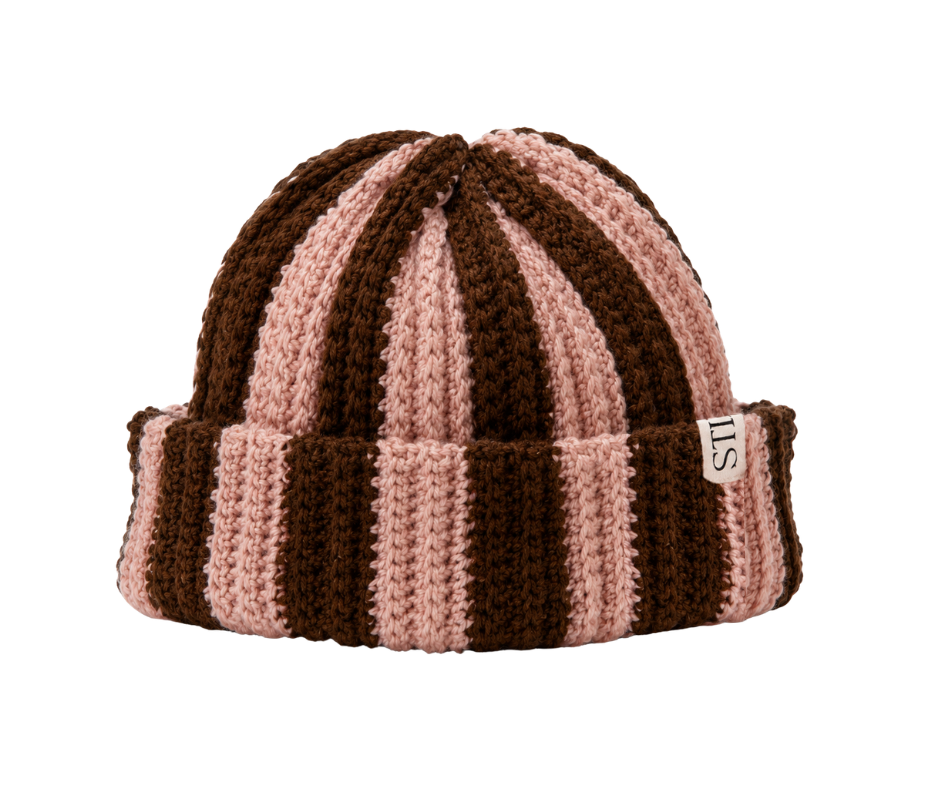 The Zea Beanie LTD in Cocoa Blush