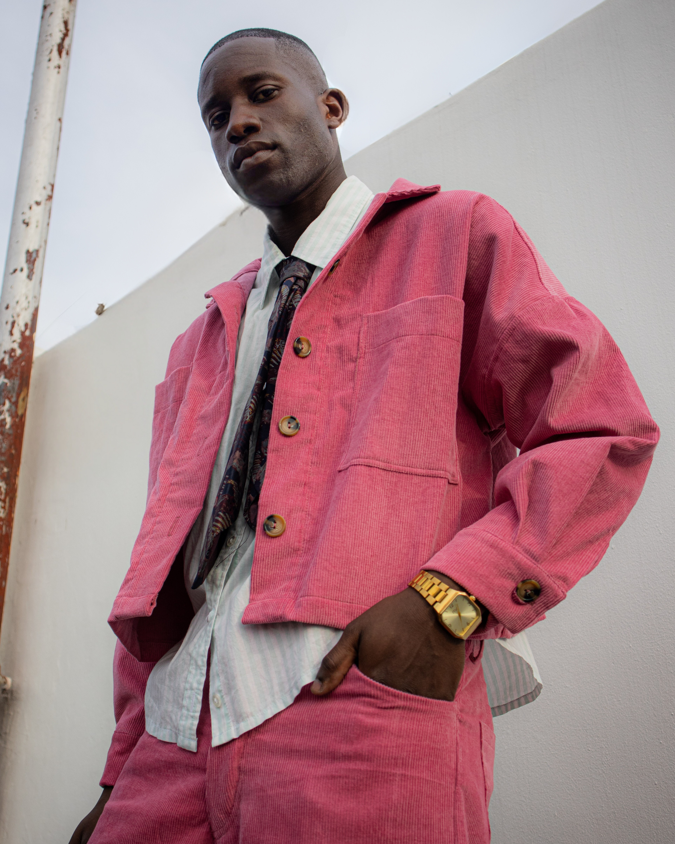 Boxy Jacket in Bubblegum Pink LTD