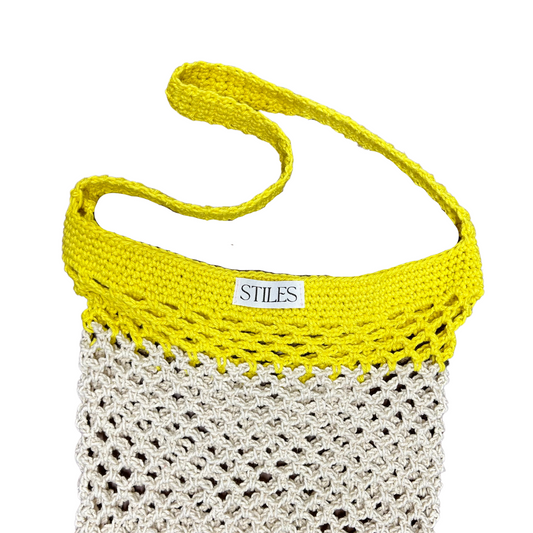 Cecilia Crochet Bag (Bright Yellow)