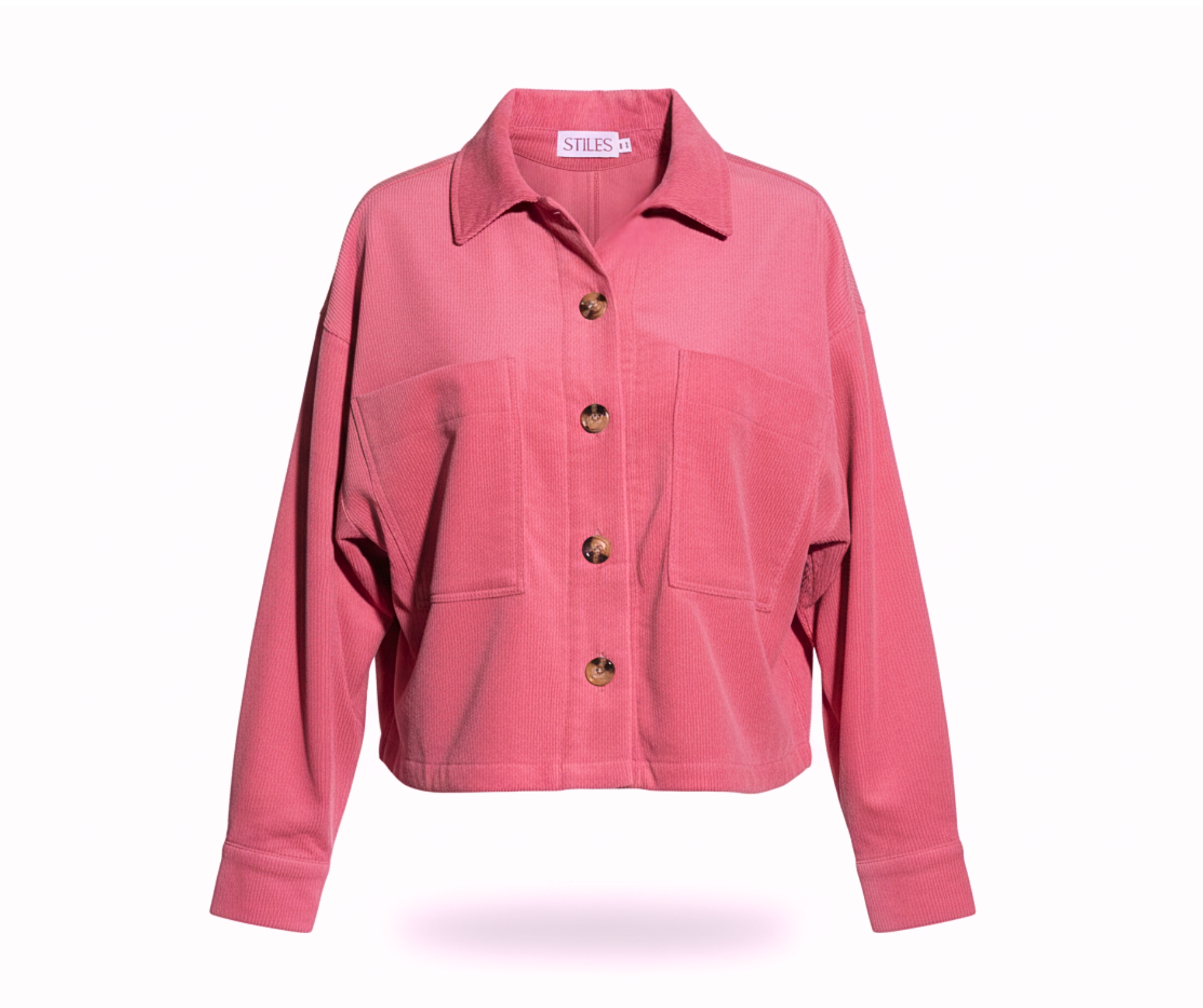 Boxy Jacket in Bubblegum Pink LTD
