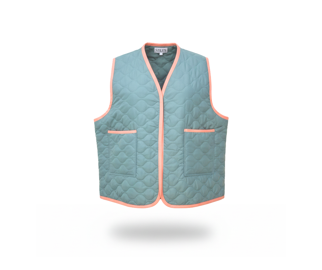 Puffer Gilet Powder Blue LTD