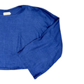 Ivy Flared Top in Royal Blue