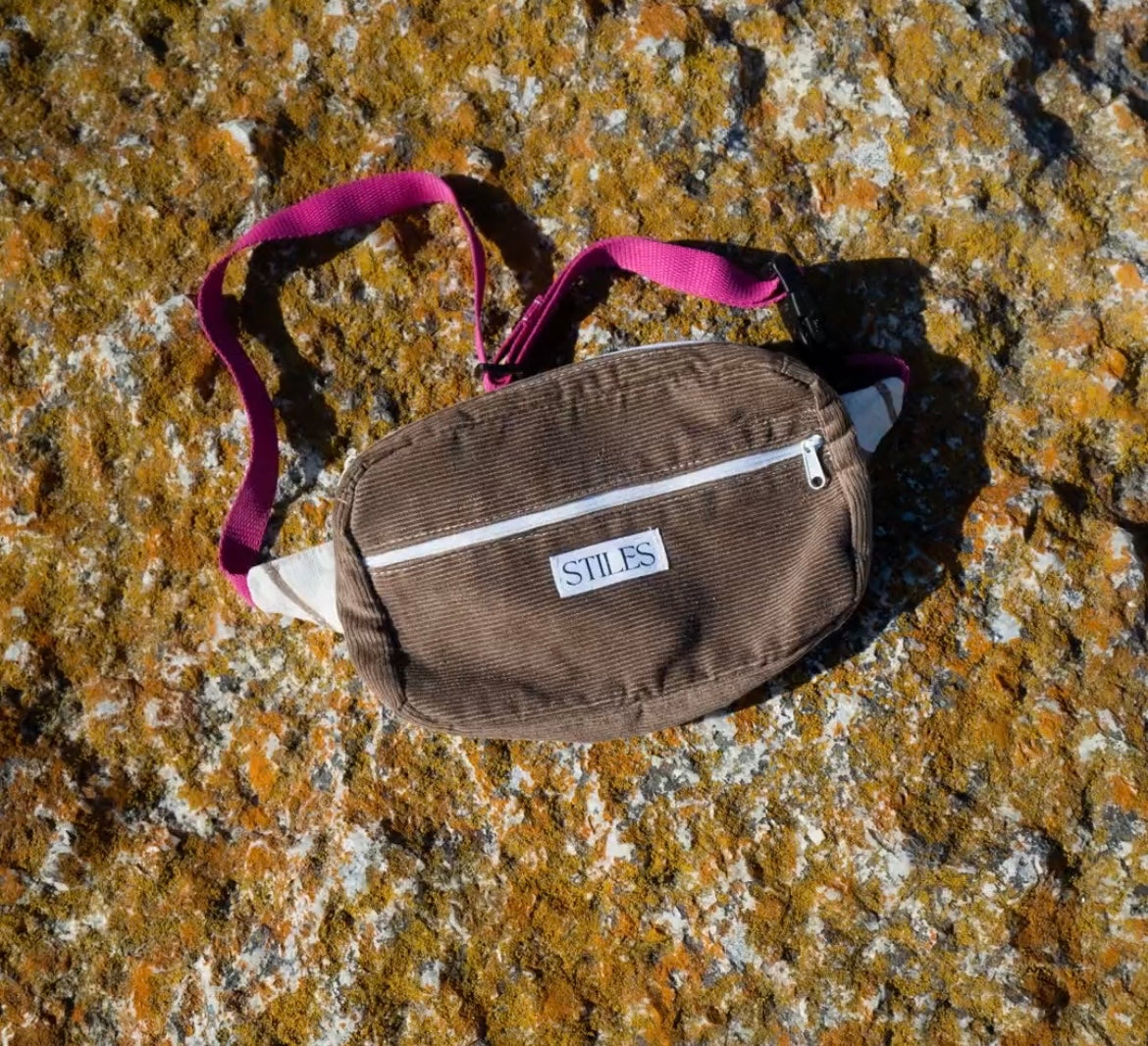 New Risay Moonbag in Milk Chocolate Corduroy