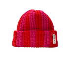The Zea Beanie LTD in Cherry Pop