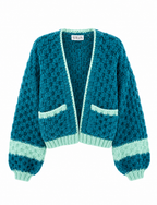 Granny B Cardigan LTD in Blueberry Breeze