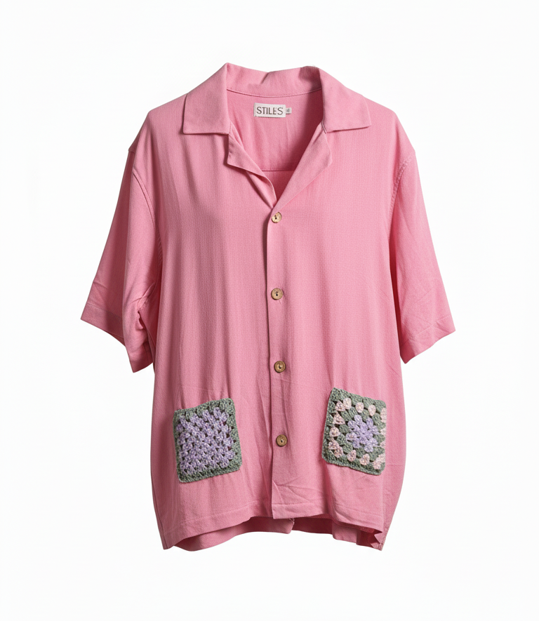 Button Up in Milkshake Pink