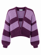 Granny B Cardigan LTD in Grape Soda