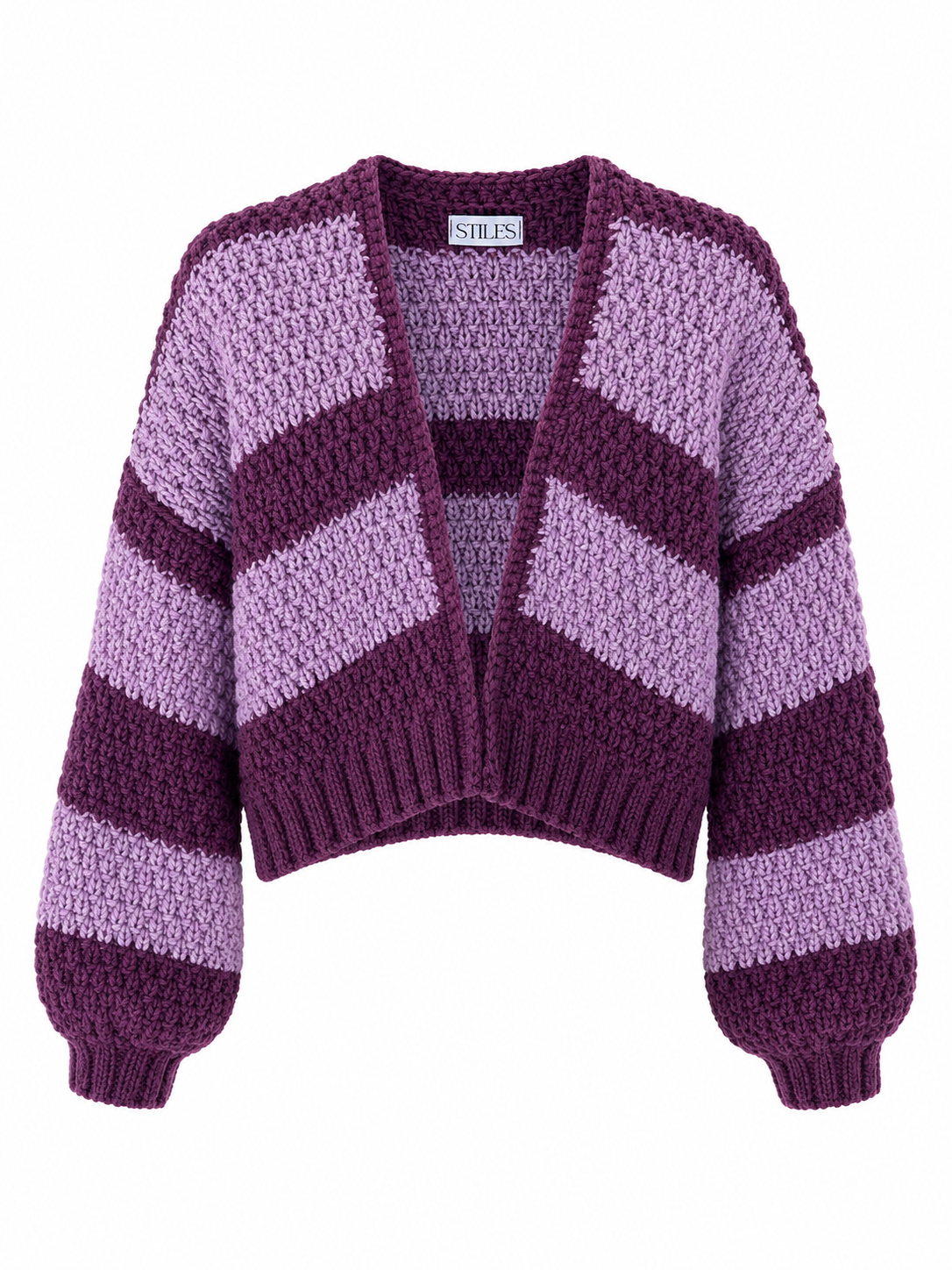 Granny B Cardigan LTD in Grape Soda