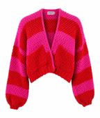 Granny B Cardigan LTD in Electric Cherry