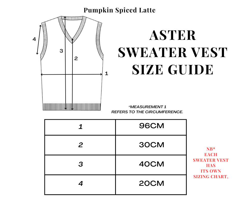 Aster Sweater Vest in Pumpkin Spiced Latte