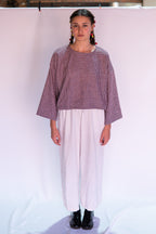 ON SALE - Ivy Flared Top in Disco Bouclé