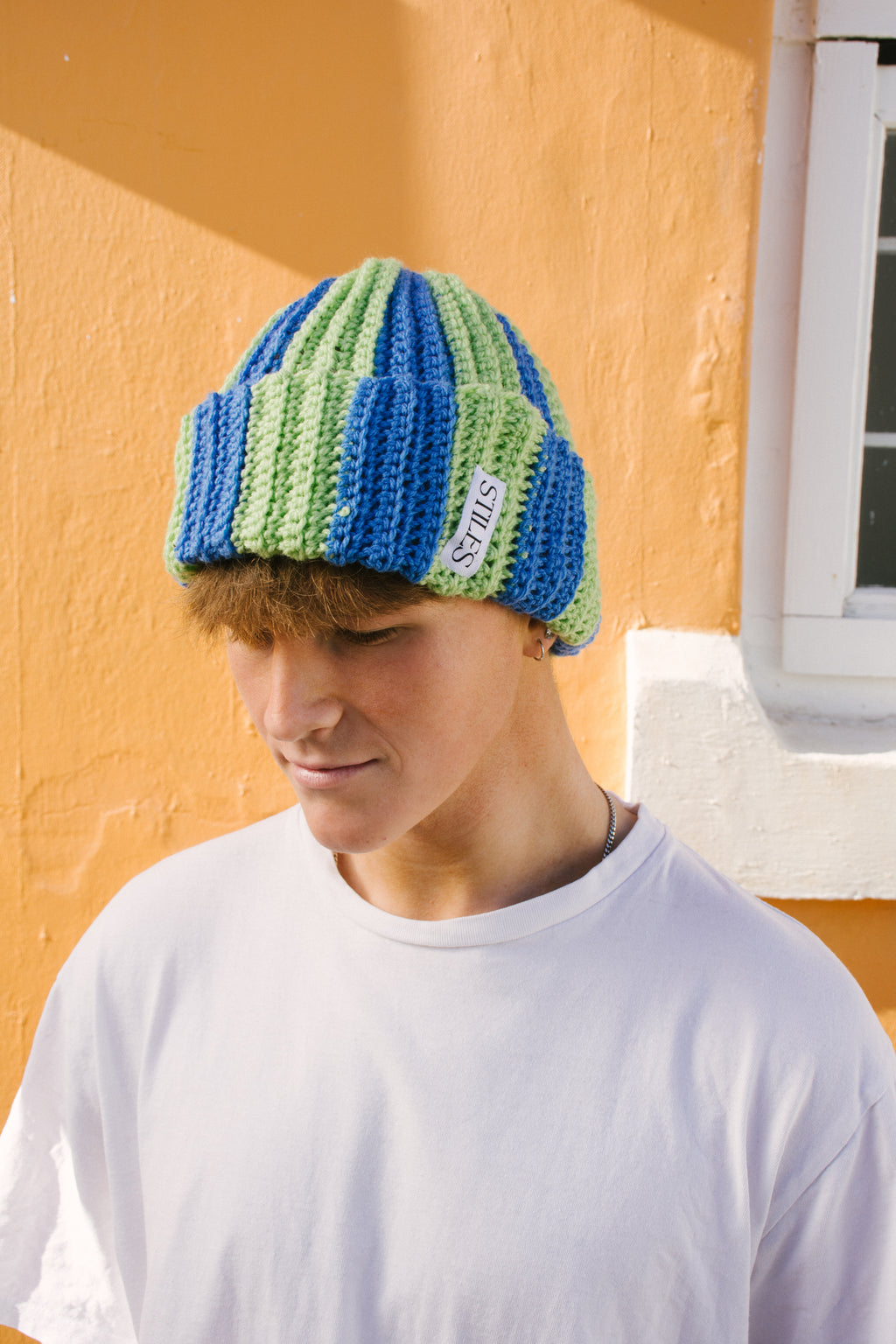 The Zea Beanie LTD in Electric Kiwi
