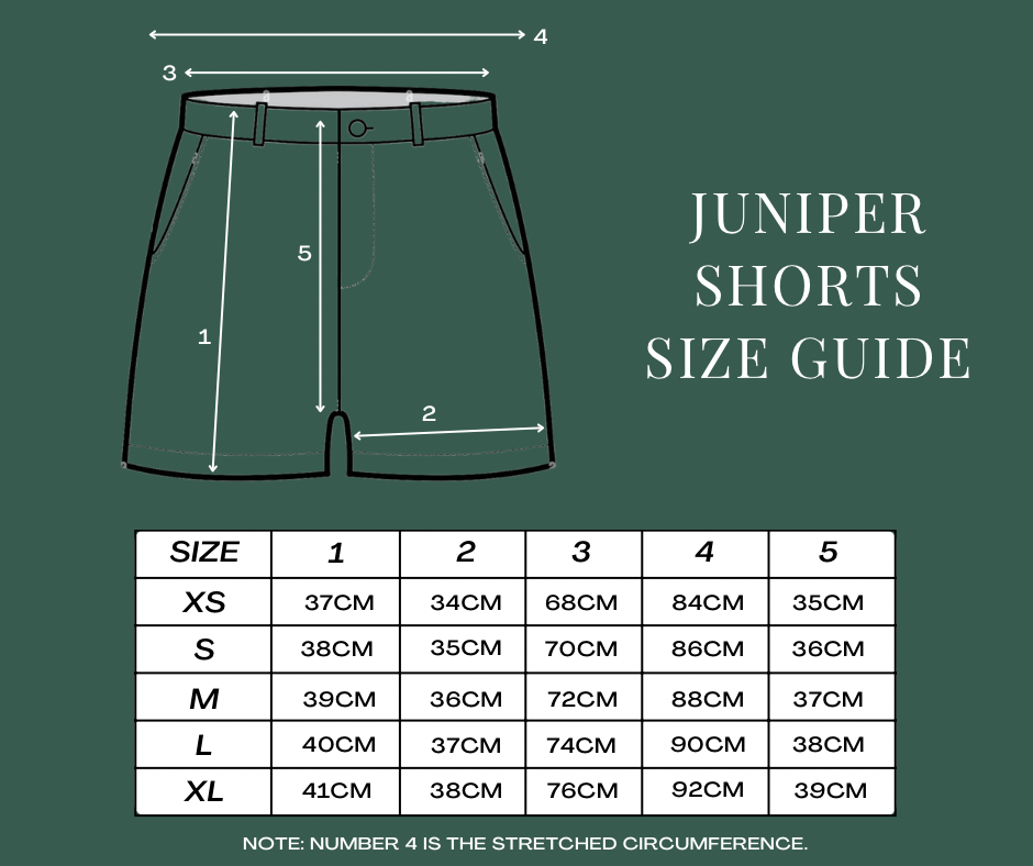 Juniper Stretch Shorts in Bottle Green